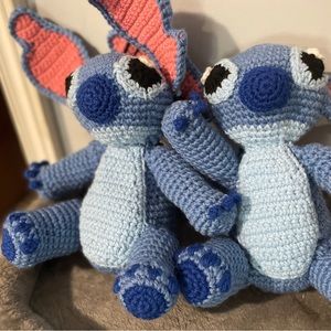 Hand crocheted stitch stuffies